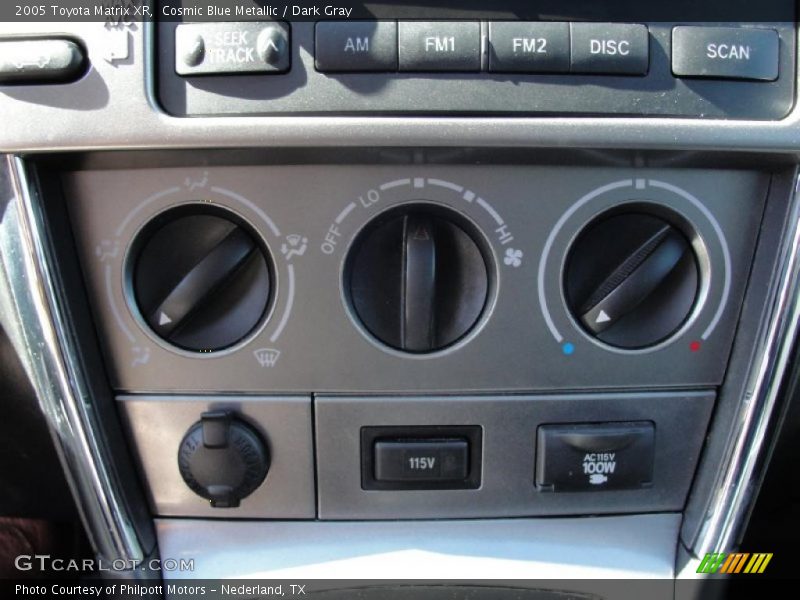 Cosmic Blue Metallic / Dark Gray 2005 Toyota Matrix XR