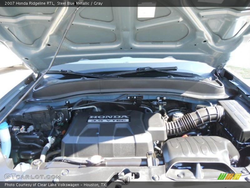 Steel Blue Metallic / Gray 2007 Honda Ridgeline RTL