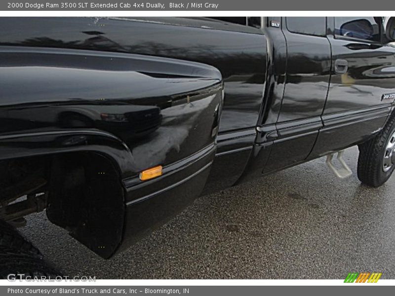 Black / Mist Gray 2000 Dodge Ram 3500 SLT Extended Cab 4x4 Dually