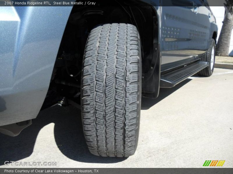 Steel Blue Metallic / Gray 2007 Honda Ridgeline RTL
