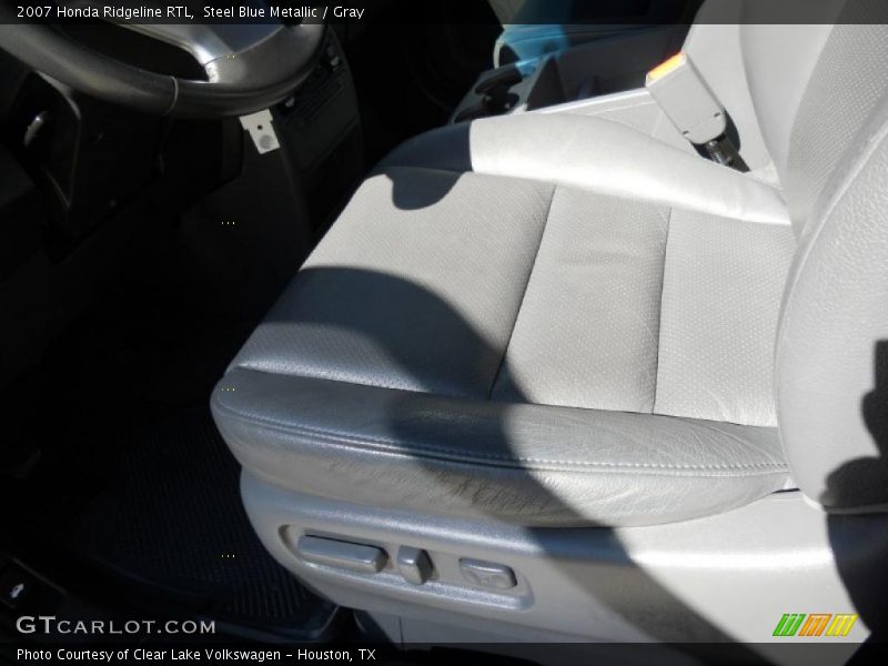 Steel Blue Metallic / Gray 2007 Honda Ridgeline RTL