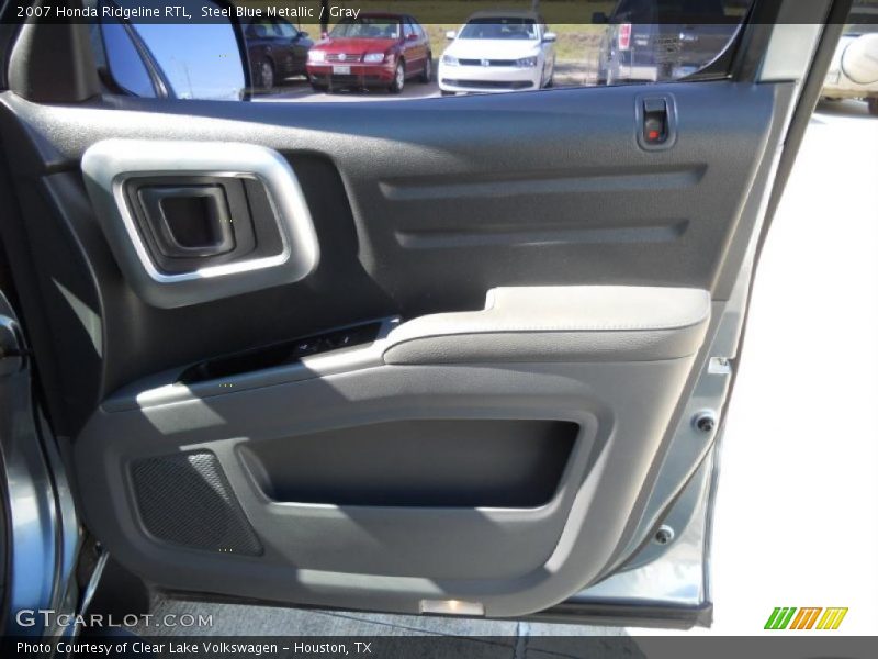 Steel Blue Metallic / Gray 2007 Honda Ridgeline RTL