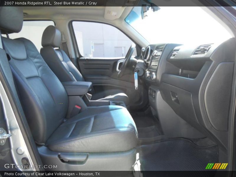 Steel Blue Metallic / Gray 2007 Honda Ridgeline RTL