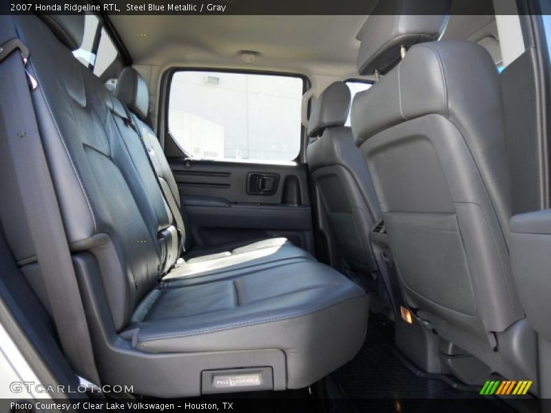 Steel Blue Metallic / Gray 2007 Honda Ridgeline RTL