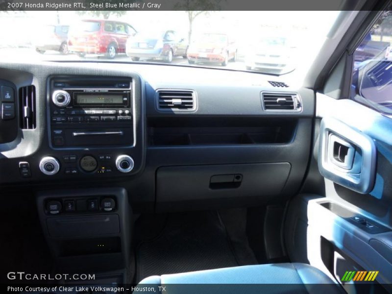 Steel Blue Metallic / Gray 2007 Honda Ridgeline RTL