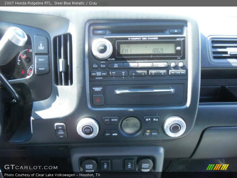 Steel Blue Metallic / Gray 2007 Honda Ridgeline RTL