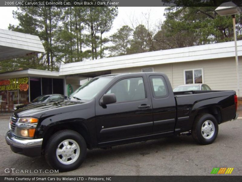 Onyx Black / Dark Pewter 2006 GMC Canyon SLE Extended Cab