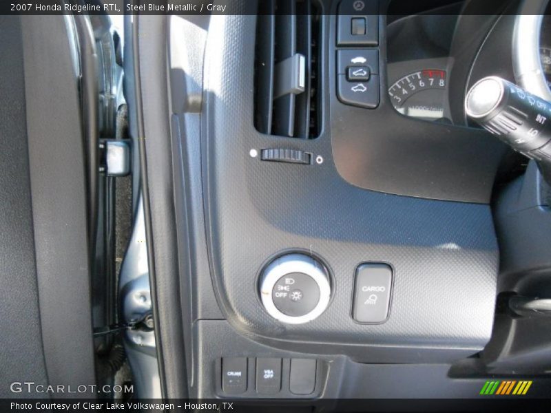 Steel Blue Metallic / Gray 2007 Honda Ridgeline RTL