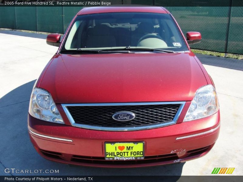Redfire Metallic / Pebble Beige 2005 Ford Five Hundred SE