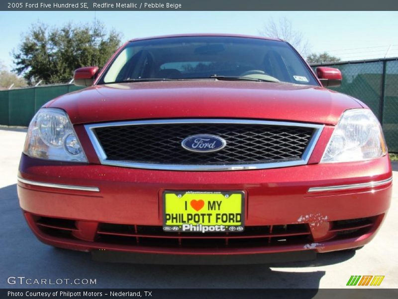 Redfire Metallic / Pebble Beige 2005 Ford Five Hundred SE