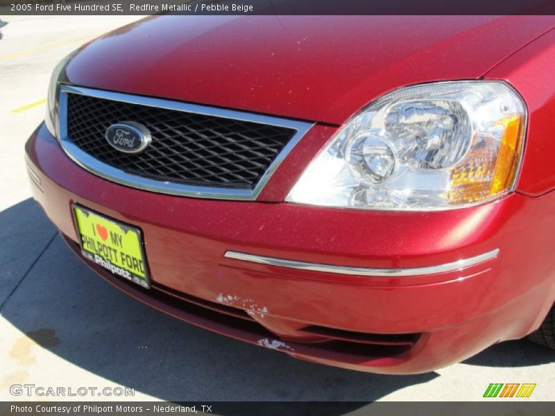 Redfire Metallic / Pebble Beige 2005 Ford Five Hundred SE