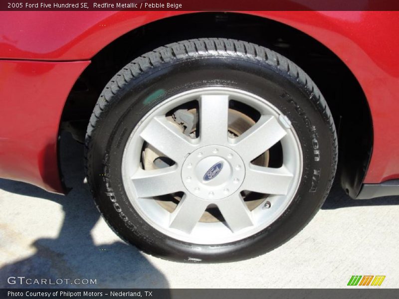 Redfire Metallic / Pebble Beige 2005 Ford Five Hundred SE