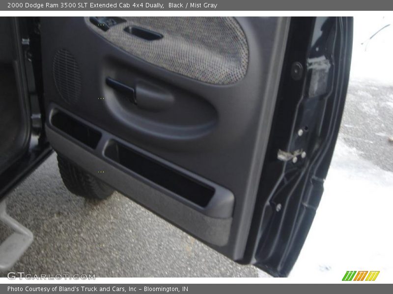 Black / Mist Gray 2000 Dodge Ram 3500 SLT Extended Cab 4x4 Dually
