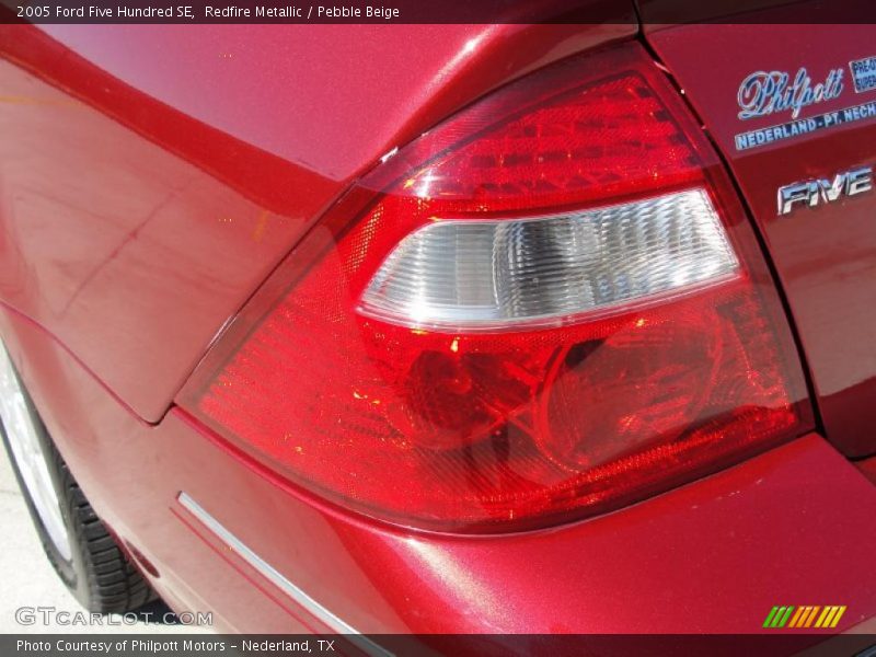 Redfire Metallic / Pebble Beige 2005 Ford Five Hundred SE