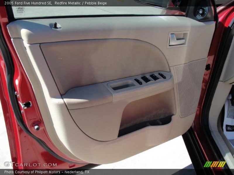 Redfire Metallic / Pebble Beige 2005 Ford Five Hundred SE