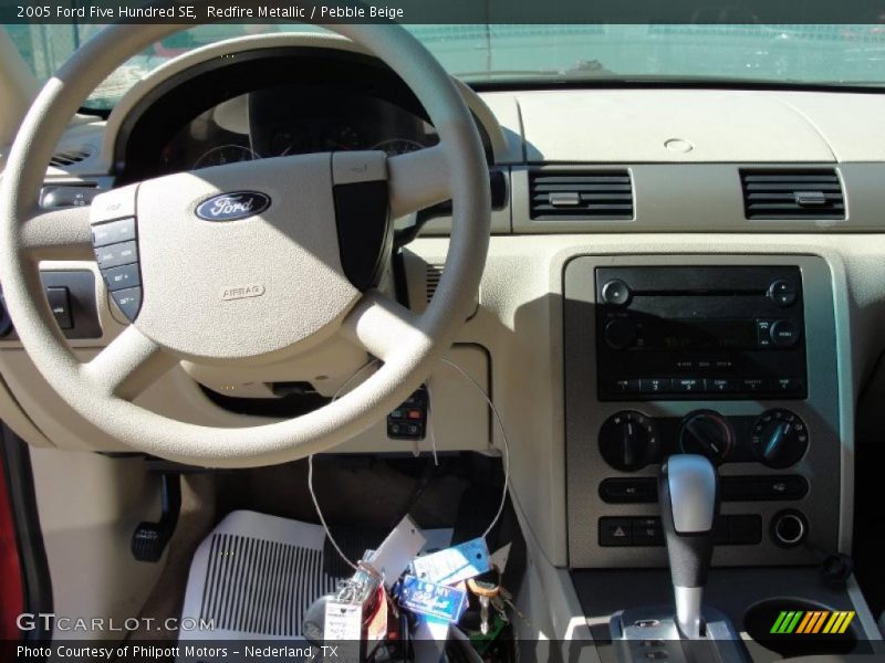 Redfire Metallic / Pebble Beige 2005 Ford Five Hundred SE