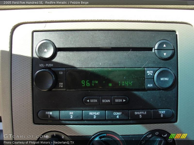 Redfire Metallic / Pebble Beige 2005 Ford Five Hundred SE