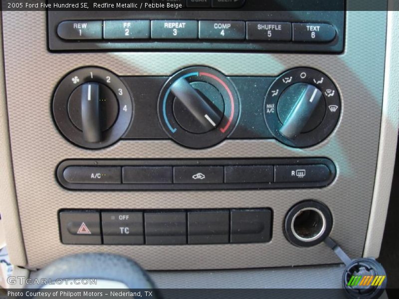 Redfire Metallic / Pebble Beige 2005 Ford Five Hundred SE