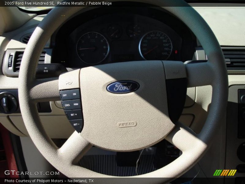 Redfire Metallic / Pebble Beige 2005 Ford Five Hundred SE