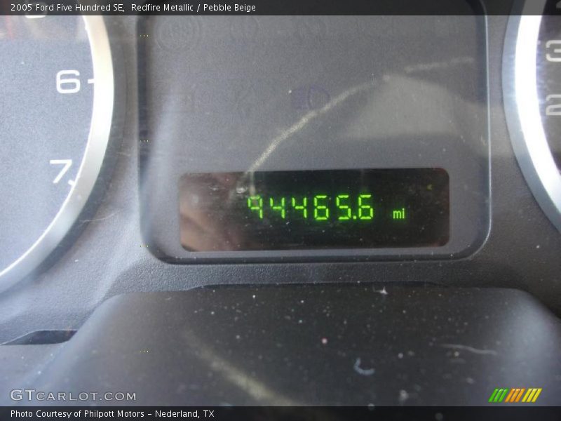 Redfire Metallic / Pebble Beige 2005 Ford Five Hundred SE