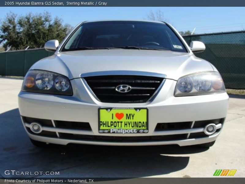 Sterling Metallic / Gray 2005 Hyundai Elantra GLS Sedan