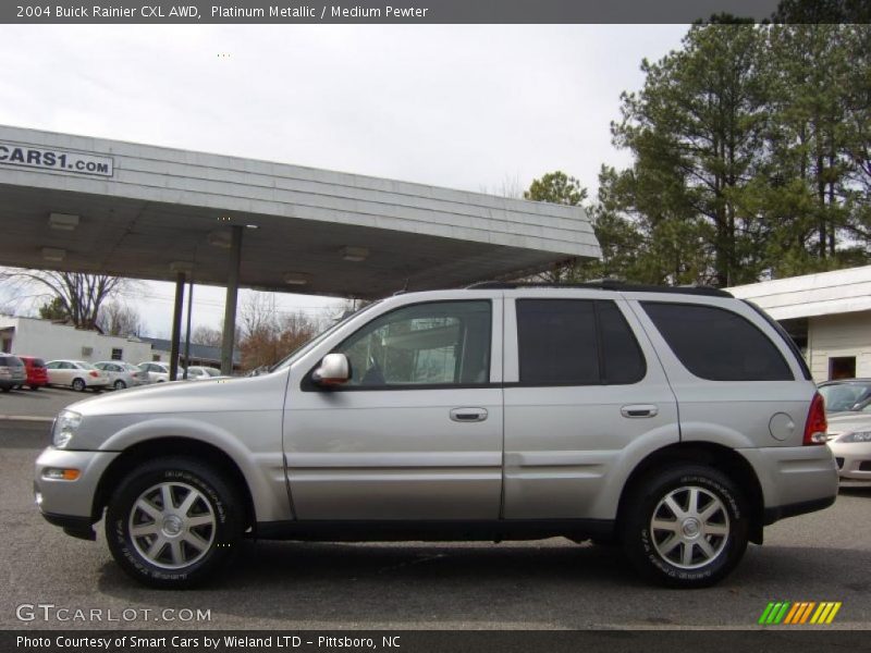 Platinum Metallic / Medium Pewter 2004 Buick Rainier CXL AWD