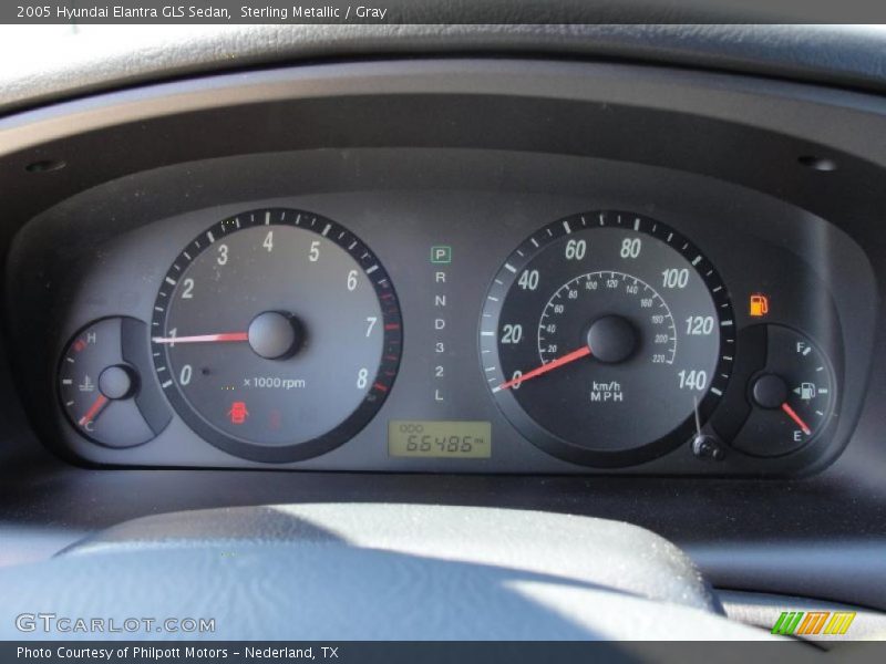 Sterling Metallic / Gray 2005 Hyundai Elantra GLS Sedan