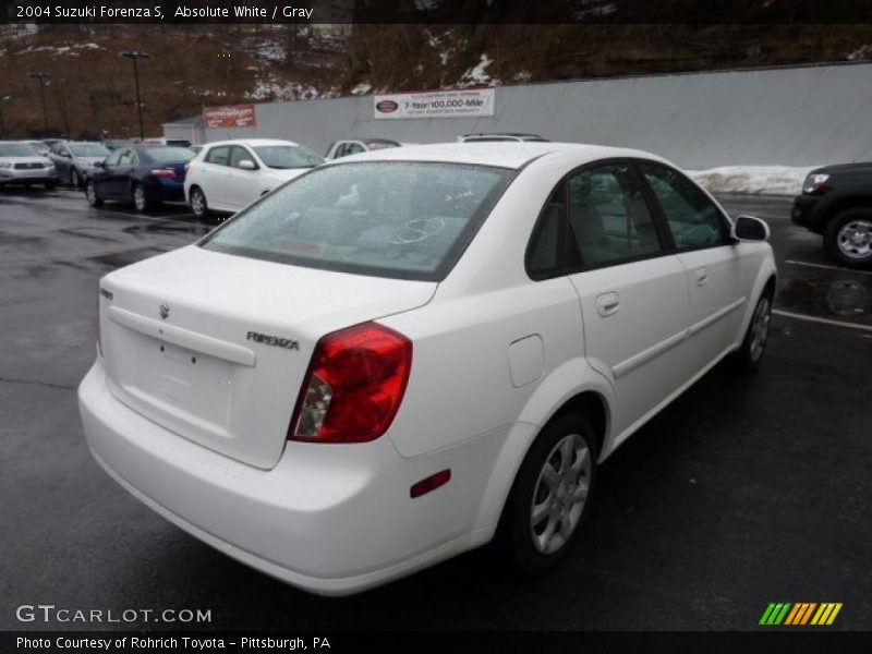 Absolute White / Gray 2004 Suzuki Forenza S