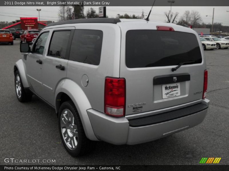 Bright Silver Metallic / Dark Slate Gray 2011 Dodge Nitro Heat