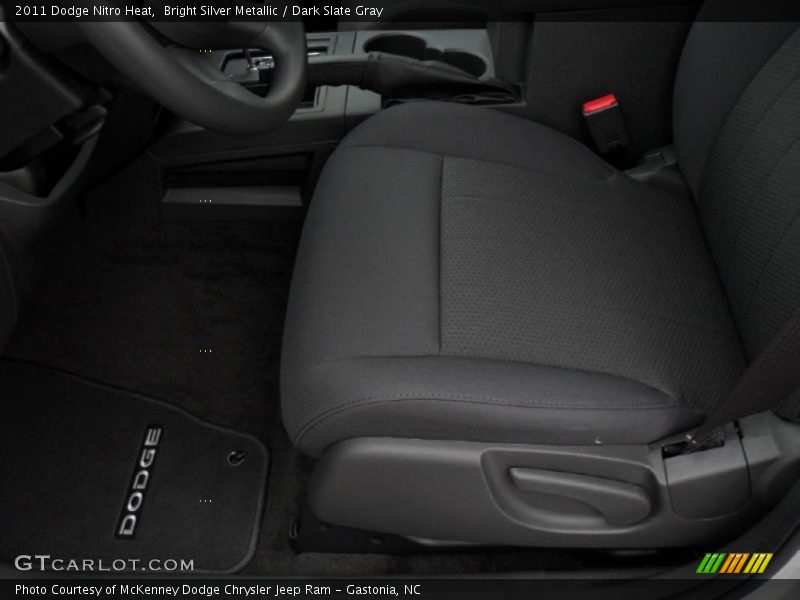Bright Silver Metallic / Dark Slate Gray 2011 Dodge Nitro Heat