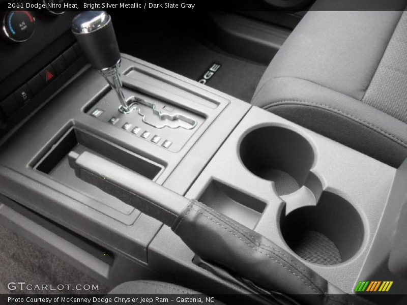 Bright Silver Metallic / Dark Slate Gray 2011 Dodge Nitro Heat