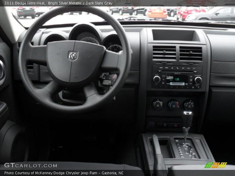Bright Silver Metallic / Dark Slate Gray 2011 Dodge Nitro Heat