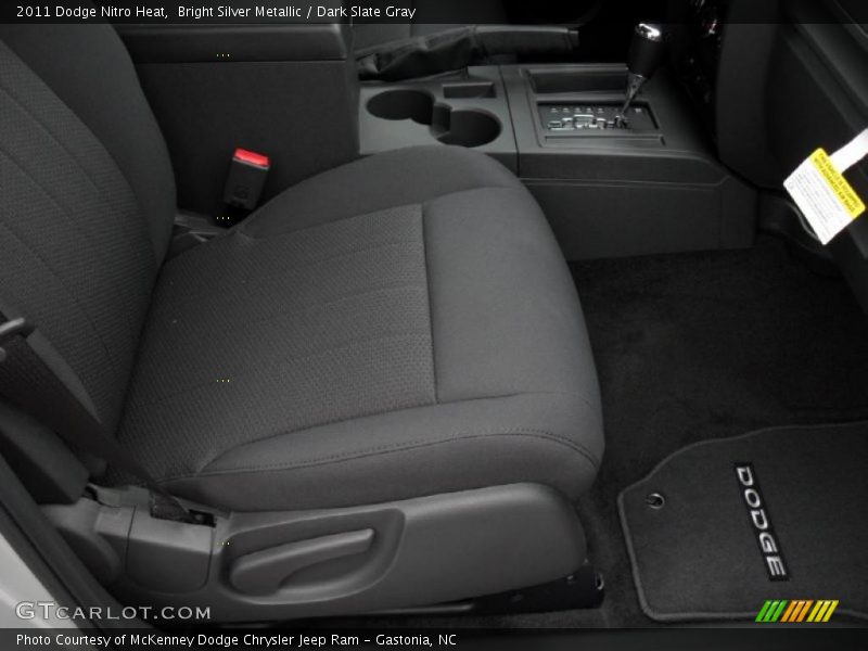 Bright Silver Metallic / Dark Slate Gray 2011 Dodge Nitro Heat