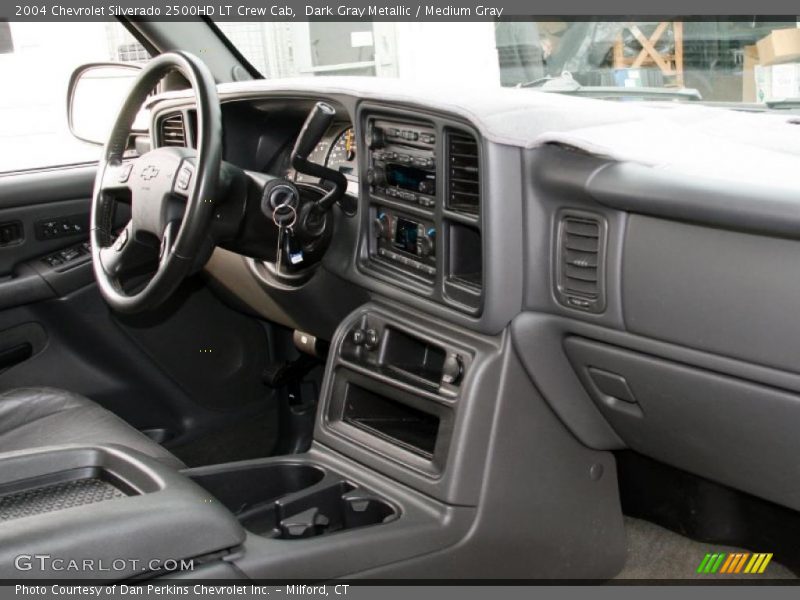 Dark Gray Metallic / Medium Gray 2004 Chevrolet Silverado 2500HD LT Crew Cab