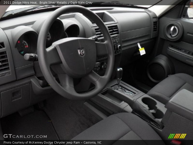 Bright Silver Metallic / Dark Slate Gray 2011 Dodge Nitro Heat
