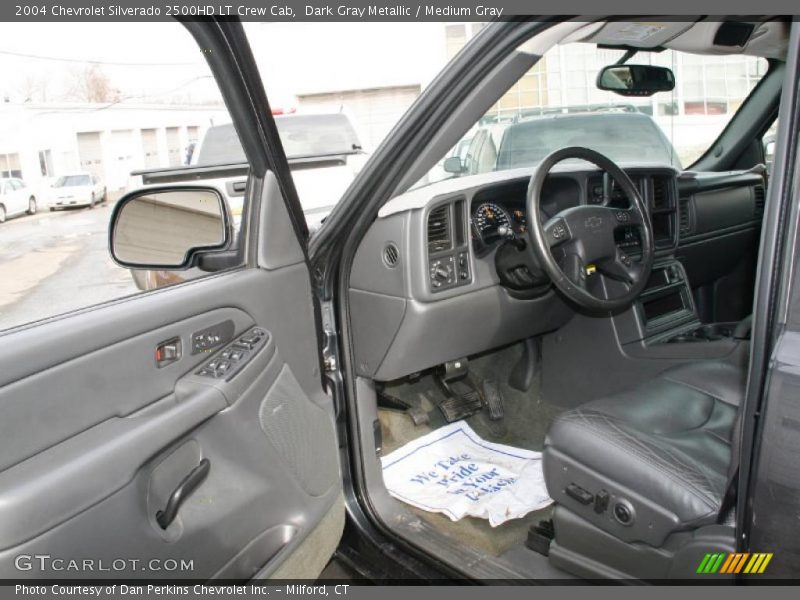 Dark Gray Metallic / Medium Gray 2004 Chevrolet Silverado 2500HD LT Crew Cab