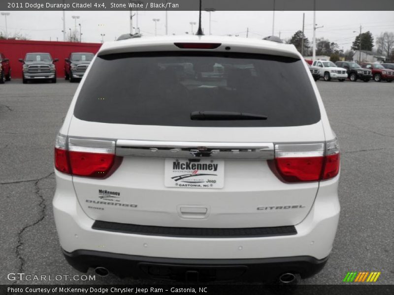 Stone White / Black/Tan 2011 Dodge Durango Citadel 4x4