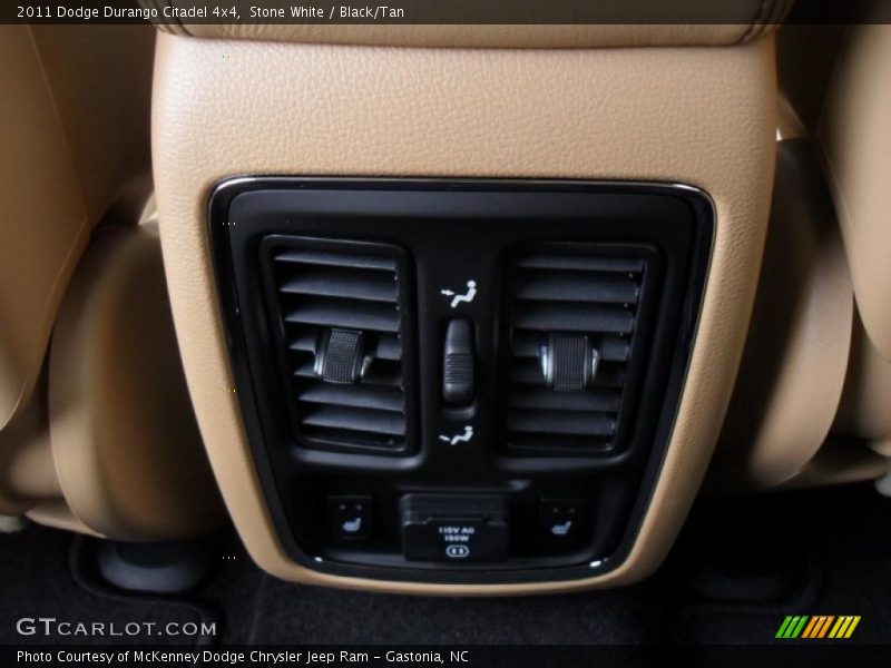Stone White / Black/Tan 2011 Dodge Durango Citadel 4x4