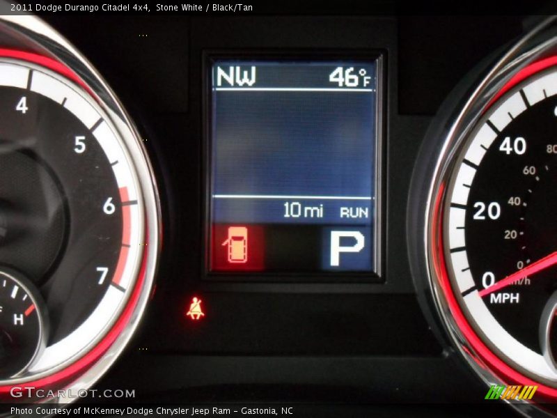 Stone White / Black/Tan 2011 Dodge Durango Citadel 4x4