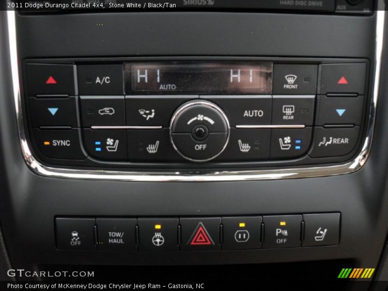 Controls of 2011 Durango Citadel 4x4
