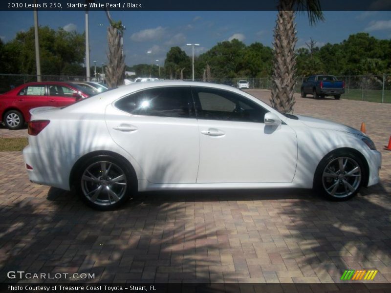 Starfire White Pearl / Black 2010 Lexus IS 250