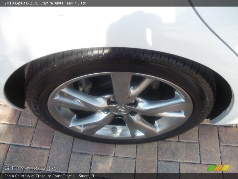 Starfire White Pearl / Black 2010 Lexus IS 250