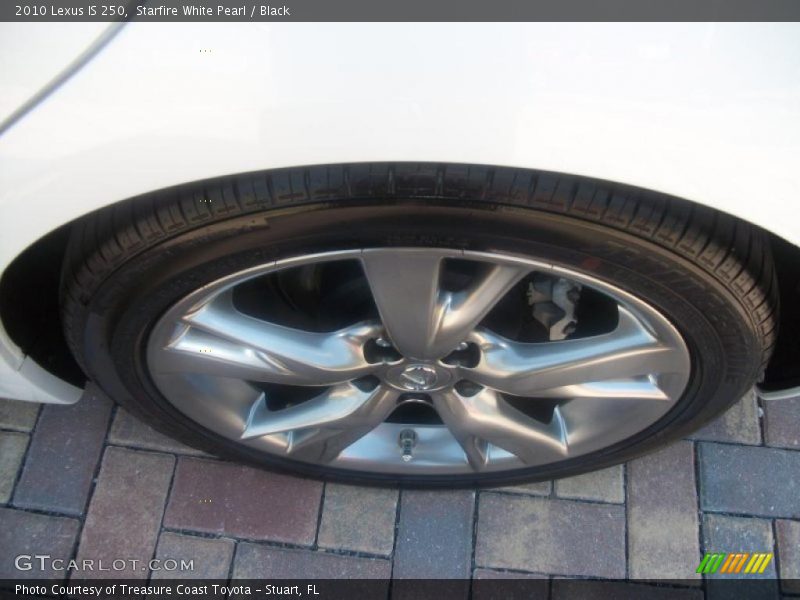 Starfire White Pearl / Black 2010 Lexus IS 250