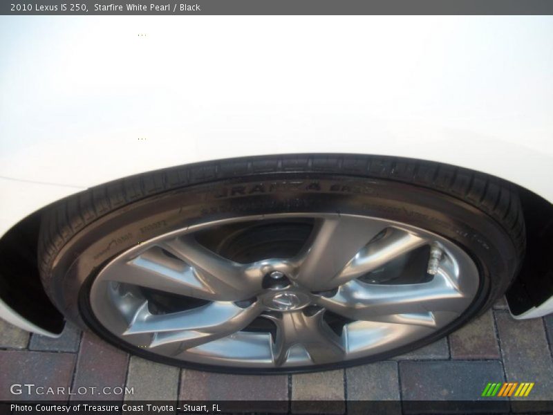 Starfire White Pearl / Black 2010 Lexus IS 250