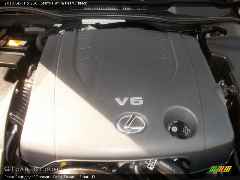 Starfire White Pearl / Black 2010 Lexus IS 250