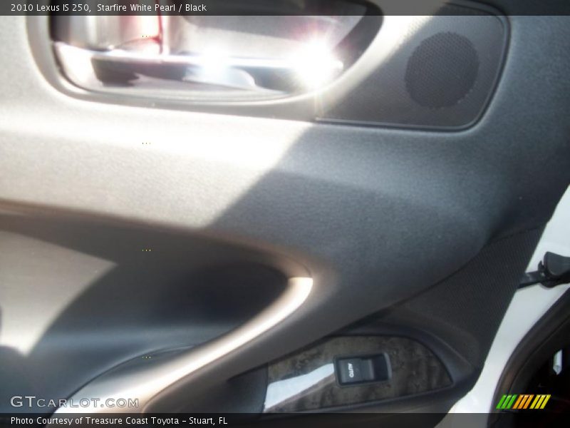 Starfire White Pearl / Black 2010 Lexus IS 250