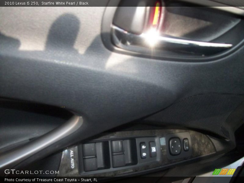 Starfire White Pearl / Black 2010 Lexus IS 250