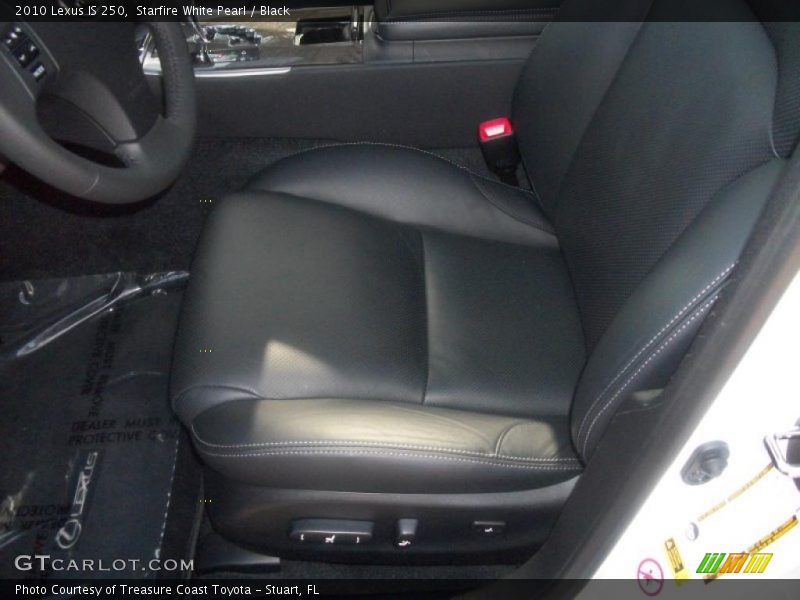 Starfire White Pearl / Black 2010 Lexus IS 250