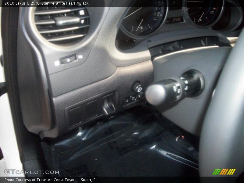Starfire White Pearl / Black 2010 Lexus IS 250