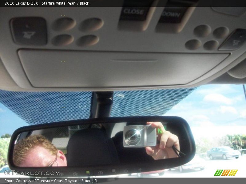 Starfire White Pearl / Black 2010 Lexus IS 250